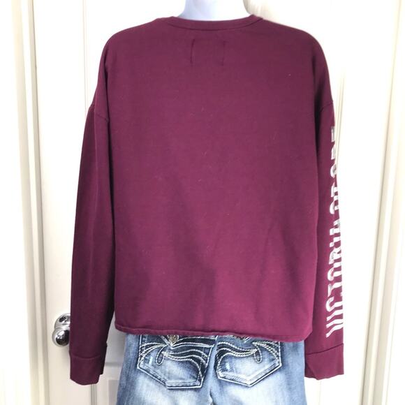 Victoria's Secret Sport Spell Out Fleece Sweatshirt M - Picture 3 of 6